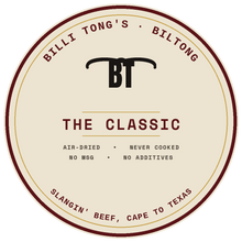Billi Tong's Biltong — The Classic seal