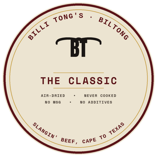 Billi Tong's Biltong — The Classic seal